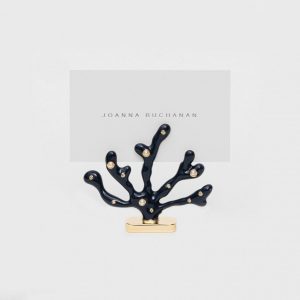 Coral Placecard Holders Navy