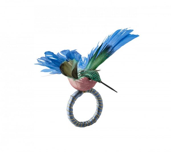 Humm Napkin Ring in Blue and Green