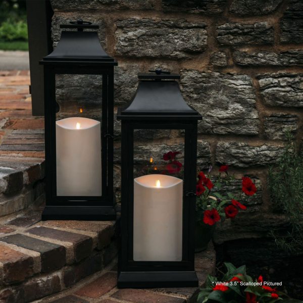 Outdoor Flameless Pillar Candle Lifestyle
