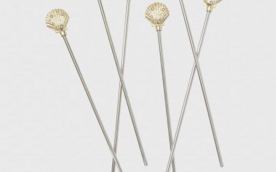 Joanna Buchanan Shell Swizzle Sticks – Set of 6