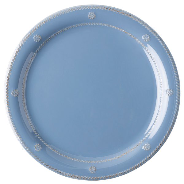 Berry and Thread Chambray Melamine Dinner Plate