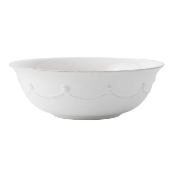 Berry and Thread Whitewash 9.5 Serving Bowl