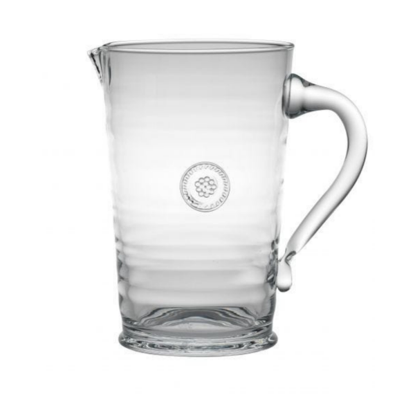 Berry and Thread Glass Pitcher