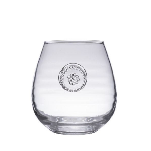 Berry and Thread Stemless Red Wine Glass