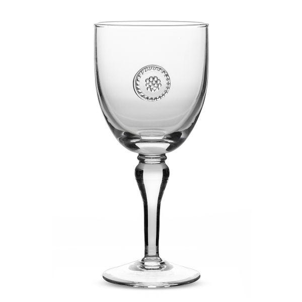 Berry and Thread Stemmed Wine Glass