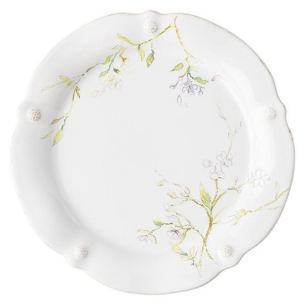 Beryy and Thread Floral Sketch Jasmine Dinner Plate