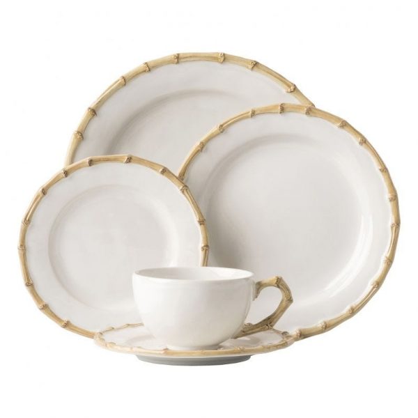 Classic Bambook Natural 5pc Place Setting