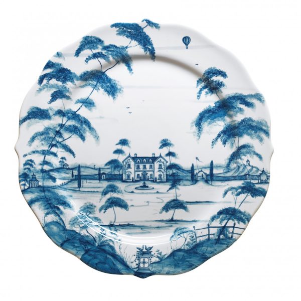 Country Estate Delf Blue Platter Charger Main House