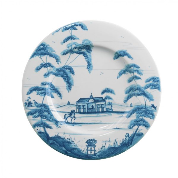 Country Estate Delf Blue Side Cocktail Plate Stable