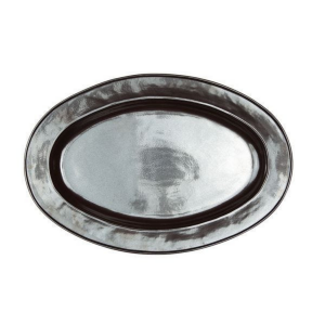 Pewter Stoneware 21 Oval Platter