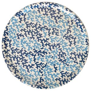 Atlantic Coral Large Round Tray