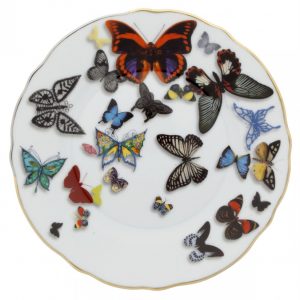 Butterfly Parade Butter and Bread Plate