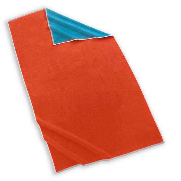 Maui Beach Towel Blue Orange