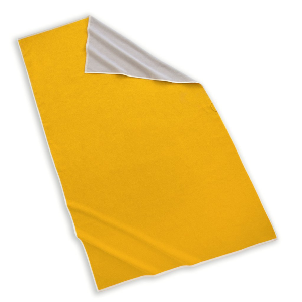 Maui Beach Towel Grey Yellow