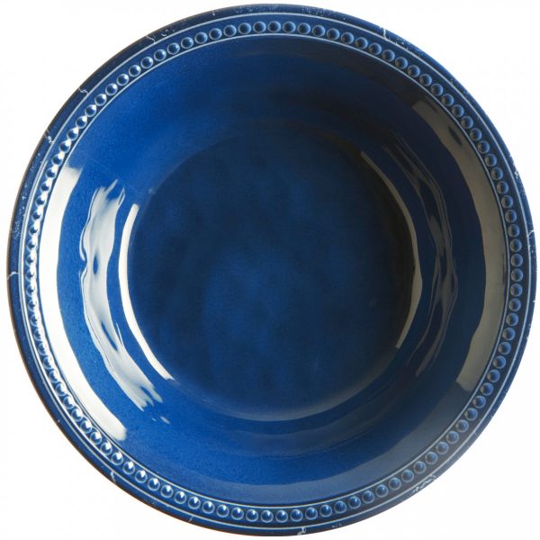 Harmony Blue Melamine Soup Plate