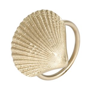 Shell Gold Napkin Ring