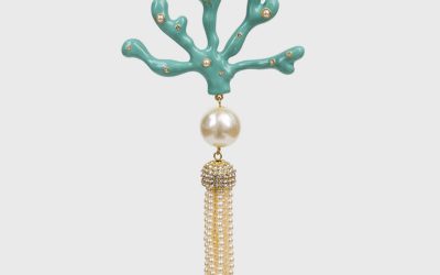 Joanna Buchanan Coral Tassel Hanging Ornament – Turquoise