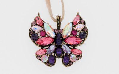 Joanna Buchanan Mini Butterfly Ornament – Amethyst