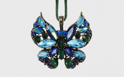 Joanna Buchanan Mini Butterfly Ornament – Sapphire