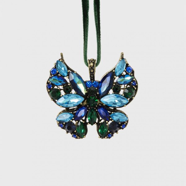 Mini Butterfly Ornament Sapphire