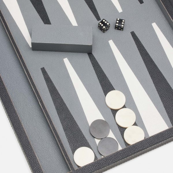 Sebina Black Backgammon set Closeup