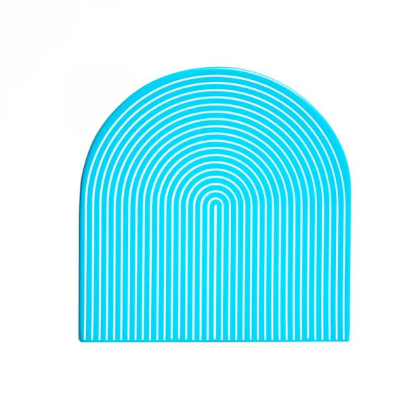 lacquer-stripe-coaster-turquoise-and-white