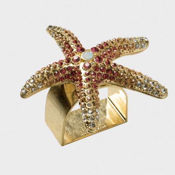 Joanna buchanan sparkling starfish napkin ring