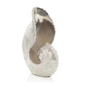 John-Richard Nautilus-Seashell-Nickel-Sculpture