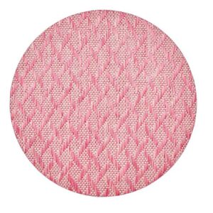 Kim Seybert Basketweave Placemat in Blush & Pink