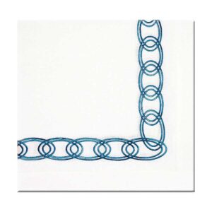 Blue Chain Napkins