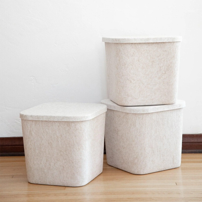 SortJoy The Sculpted Bin with Tray/Lid - Set of 3