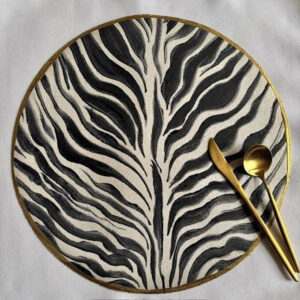 Zebra Round Placemat