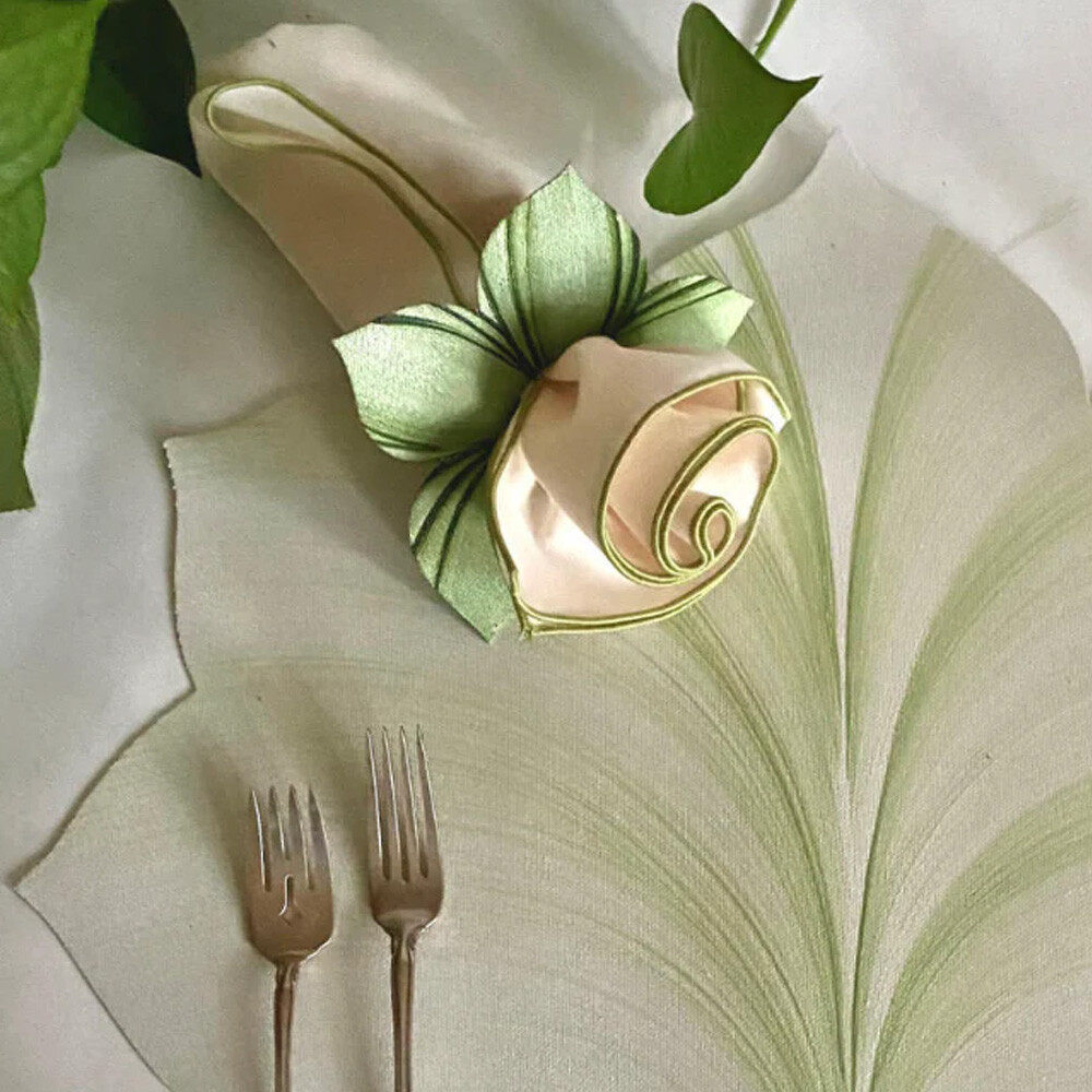 Carole Shiber Designs Garden Bouquet Napkin Rings - Set of 4 - Image 4