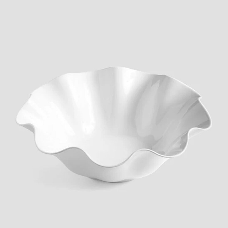 Large-White-Clam-Melamine-Serving-Bowl