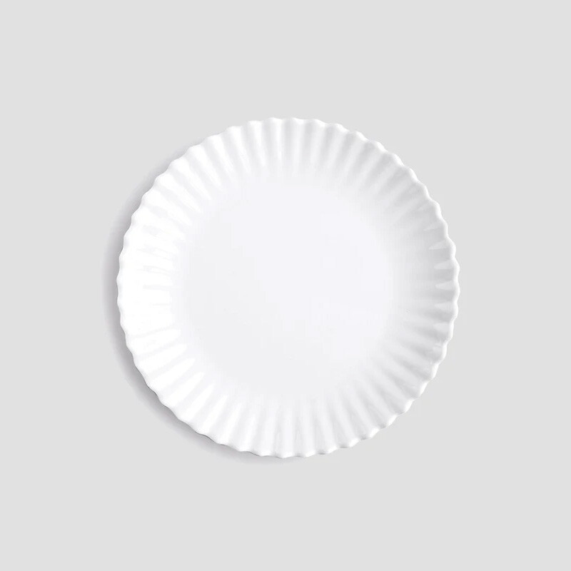 Lightweight-White-Salad-Plate