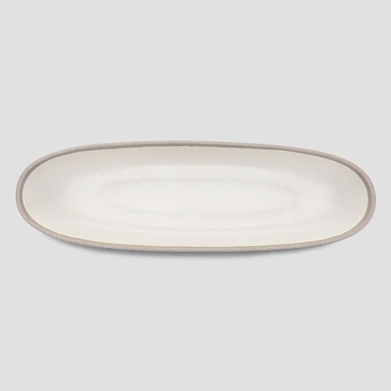 Potter-Stone-Gray-Long-Oval-Serving-Bowl