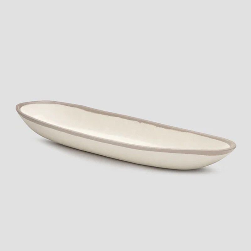 Potter-Stone-Gray-Long-Oval-Serving-Bowl