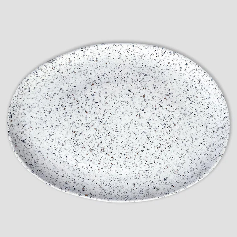 Potter-Terrazzo-Recycled-Melamine-Oval-Platter