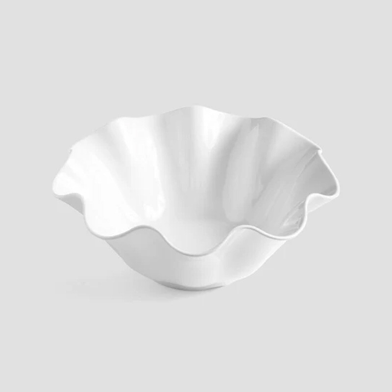 Small-White-Clam-Melamine-Serving-Bowl