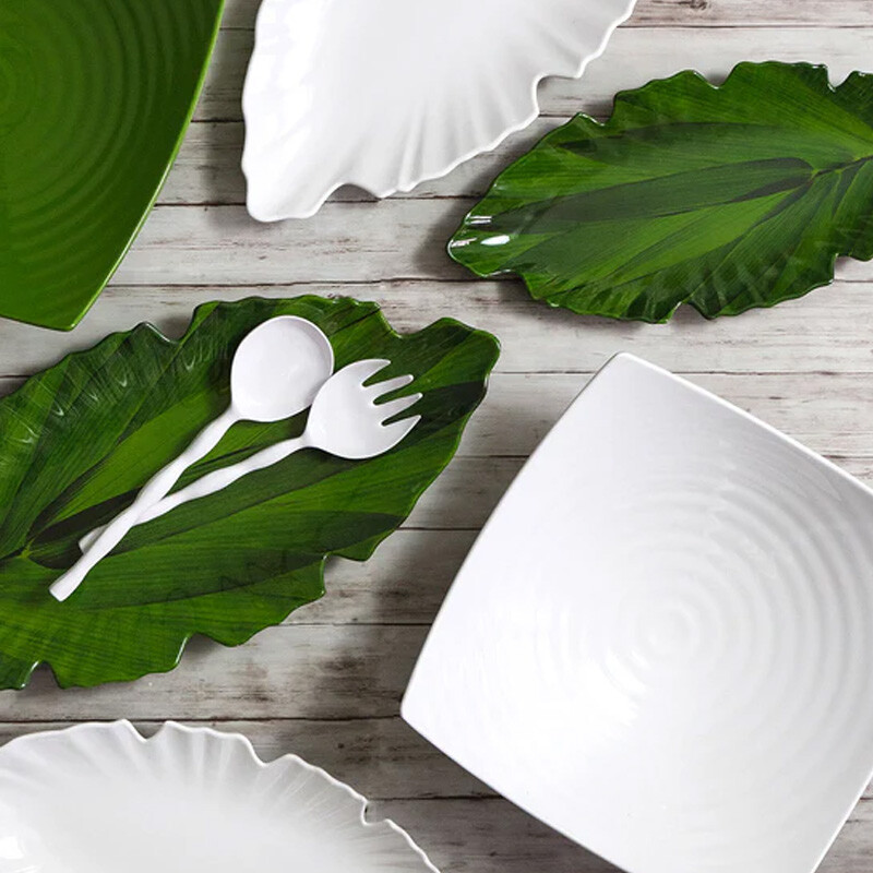 Zen-Bamboo-Leaf-2pc-Platter-Set